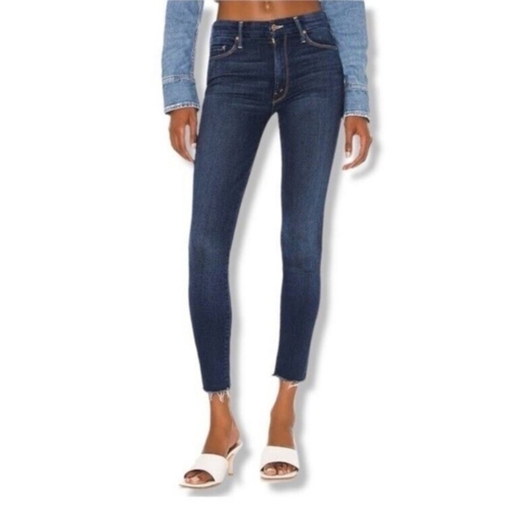 MOTHER Looker Ankle Fray No Play Size 28